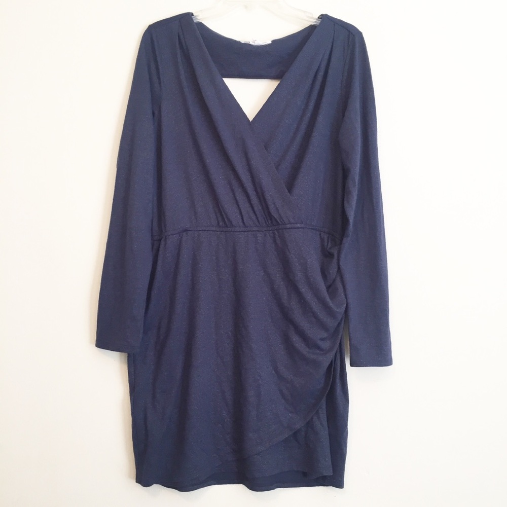BCBGeneration | Navy Shimmer Midi Dress
